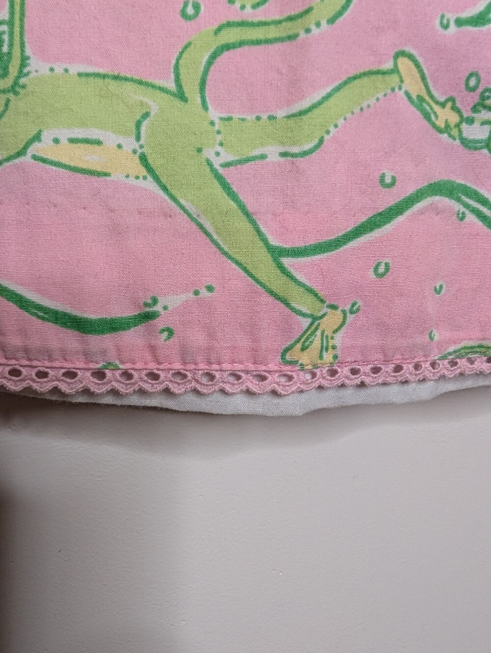Lilly Pulitzer Pink Green Monkey Print Cotton Shift Dress Size 8 Preppy Resort - Picture 3 of 5